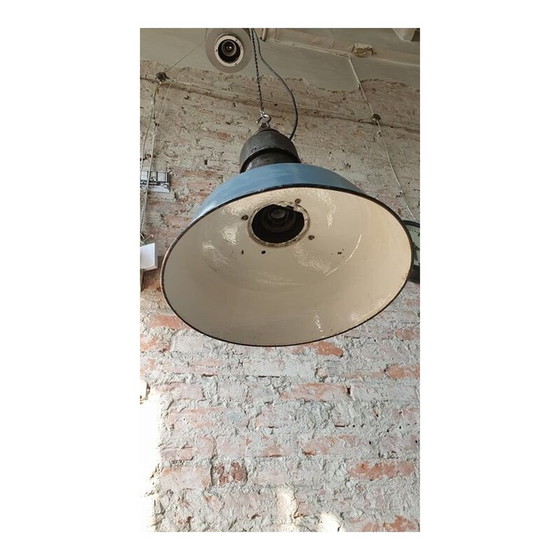 Image 1 of Hanglamp Vintage Industrieel OBz van Wilkasy A23, jaren 1950
