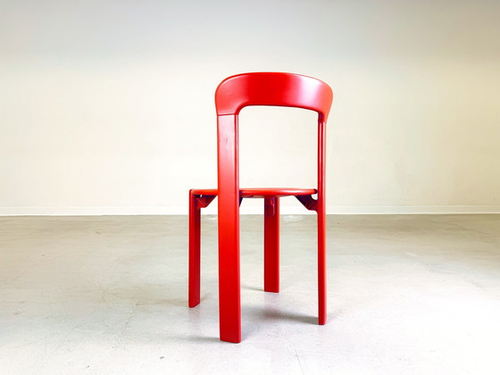 Image 1 of Vintage stoelen Bruno Rey Kusch & Co jaren 1970 ontwerp nieuw gelakt