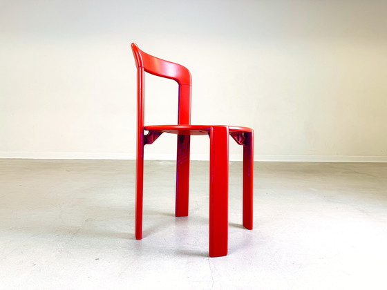 Image 1 of Vintage stoelen Bruno Rey Kusch & Co jaren 1970 ontwerp nieuw gelakt