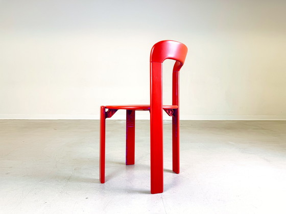 Image 1 of Vintage stoelen Bruno Rey Kusch & Co jaren 1970 ontwerp nieuw gelakt