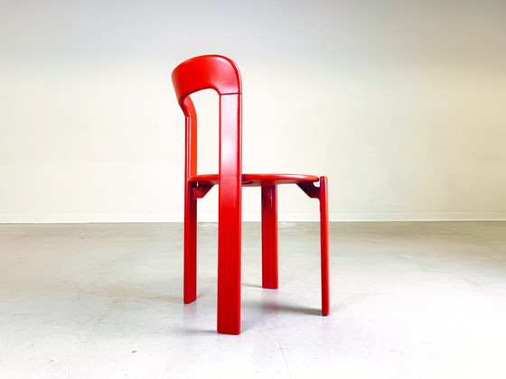 Image 1 of Vintage stoelen Bruno Rey Kusch & Co jaren 1970 ontwerp nieuw gelakt