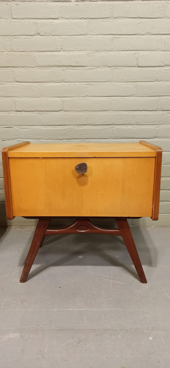 Image 1 of Set van 2 vintage nachtkastjes