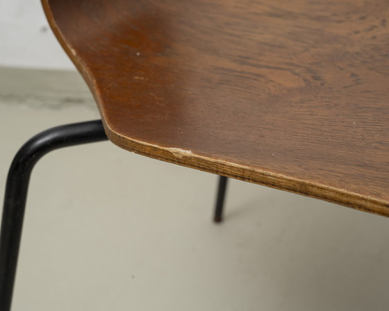 Image 1 of 6x Fritz Hansen Hammer Stoel Arne Jacobsen