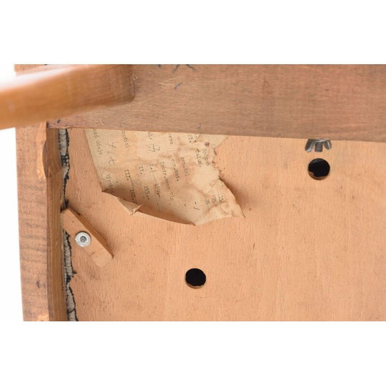 Image 1 of Set van 4 beukenhouten eetkamerstoelen uit de Mid Century, Tsjecho-Slowakije 1960