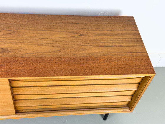 Image 1 of Mid Century Teakhouten dressoir van Franzmeyer Möbel, 1969