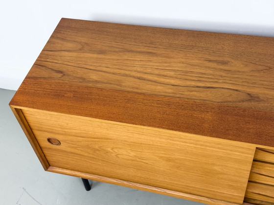 Image 1 of Mid Century Teakhouten dressoir van Franzmeyer Möbel, 1969