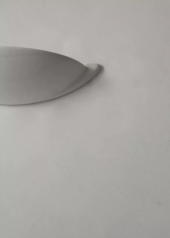 Image 1 of Vintage wandlamp, wit porselein, Frankrijk 1960