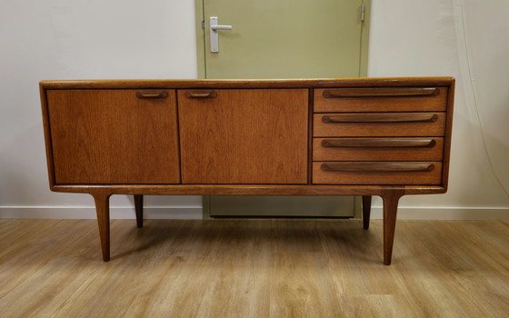 Image 1 of Vintage John Herbert A Younger Lowboard Dressoir Kast Kastje