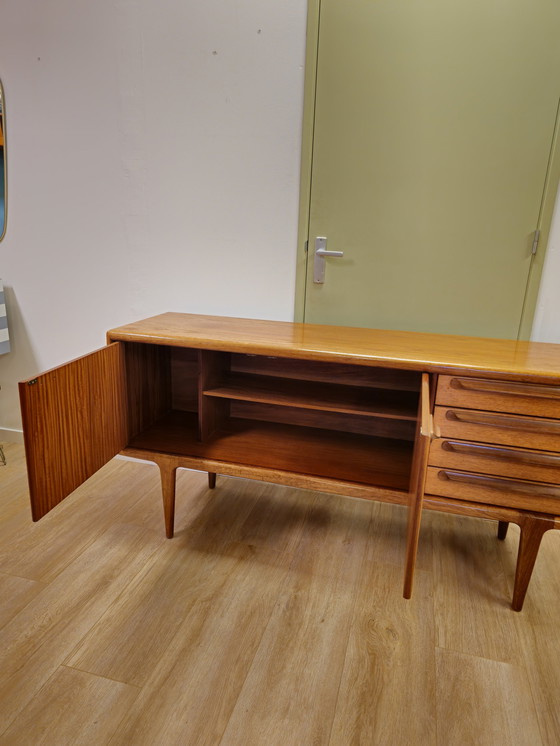 Image 1 of Vintage John Herbert A Younger Lowboard Dressoir Kast Kastje