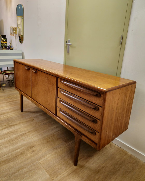 Image 1 of Vintage John Herbert A Younger Lowboard Dressoir Kast Kastje