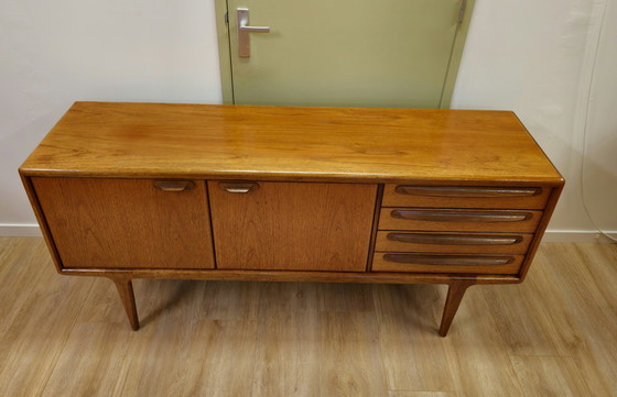 Image 1 of Vintage John Herbert A Younger Lowboard Dressoir Kast Kastje