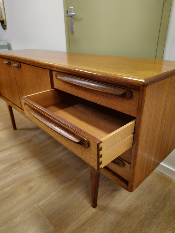 Image 1 of Vintage John Herbert A Younger Lowboard Dressoir Kast Kastje