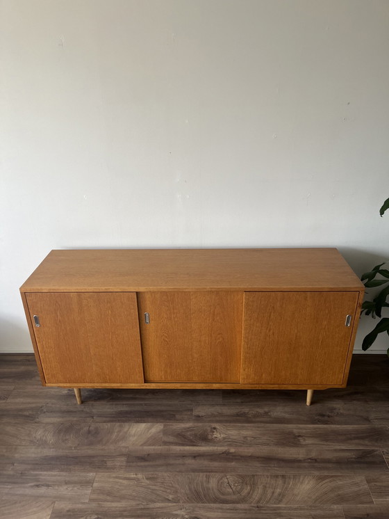 Image 1 of Prachtige Vintage Kast In Schoolkast Stijl