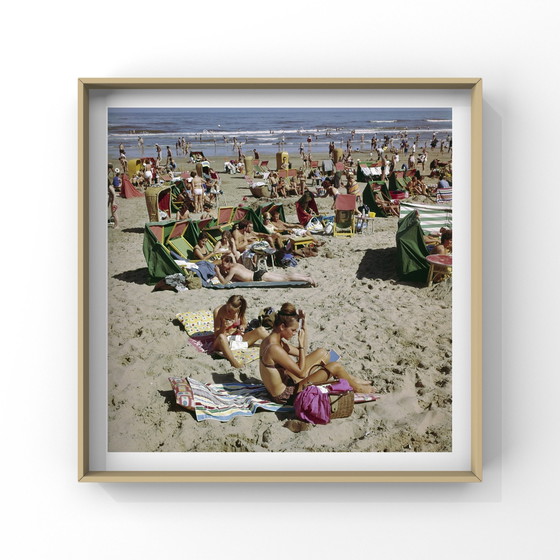 Image 1 of 1X  Fine Art Kleur Print | Zandvoort Aan Zee, 1962