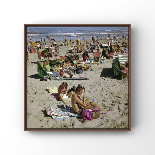 1X  Fine Art Kleur Print | Zandvoort Aan Zee, 1962