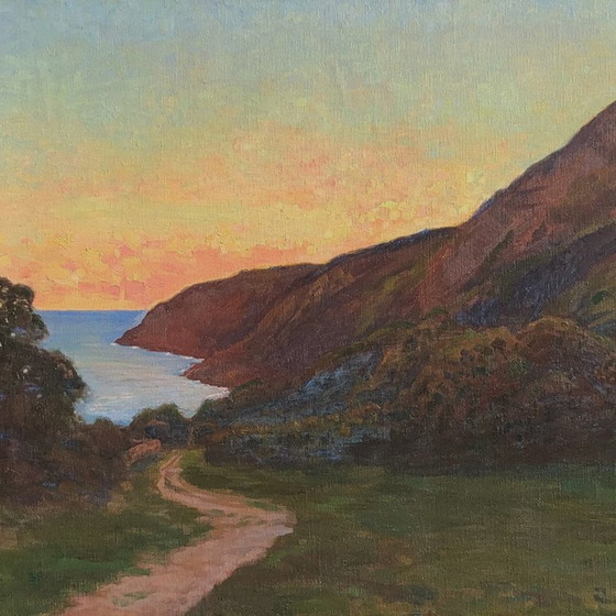 Image 1 of Vintage landschap door Herman Österlund