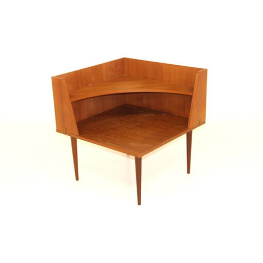 Vintage teakhouten bijzettafel van Haldor Vik en Ingmar Relling voor Ekornes, 1960