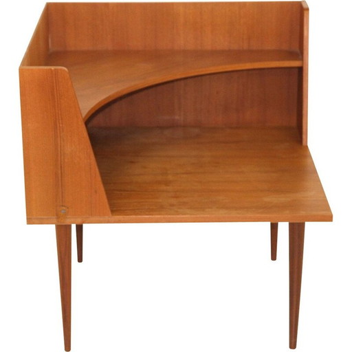Vintage teakhouten bijzettafel van Haldor Vik en Ingmar Relling voor Ekornes, 1960