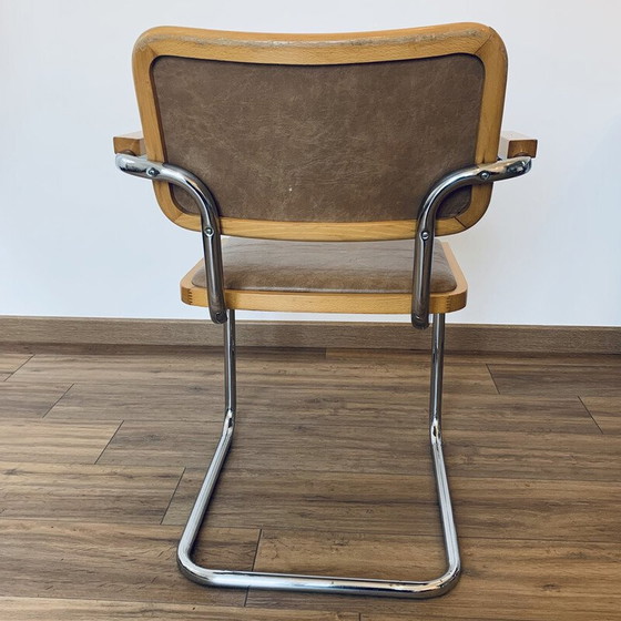 Image 1 of Paar vintage B64 stoelen van Marcel Breuer, 1980