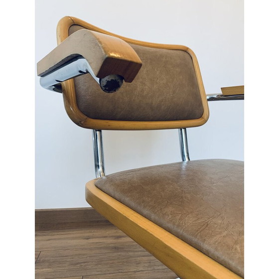 Image 1 of Paar vintage B64 stoelen van Marcel Breuer, 1980