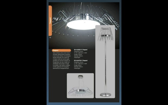 Image 1 of Trapani Wandlamp chrome