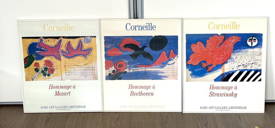 Image 1 of Corneille affiches jaski art gallery Amsterdam Mozart Beethoven Stravinsky