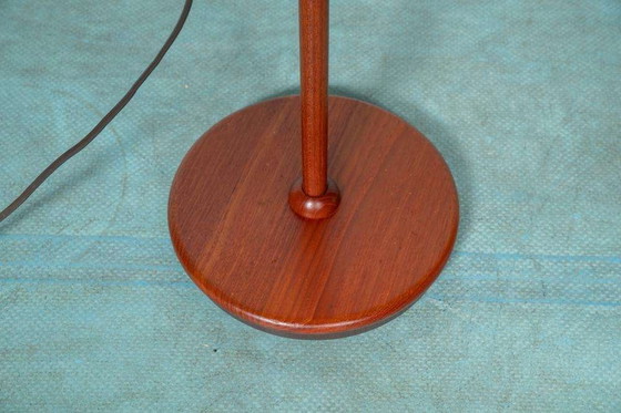 Image 1 of Deens design 60s vloer/booglamp teak Domus, arch floor lamp