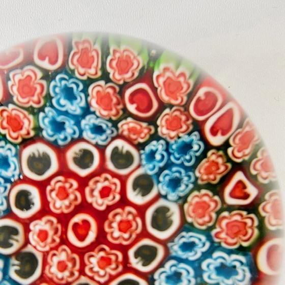 Image 1 of Vintage Murano presse papier millefiori 1970's
