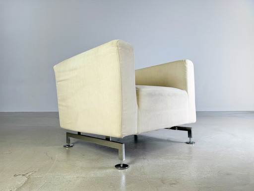 Fauteuil Brühl Serge Stof Beige Licht Ontwerp