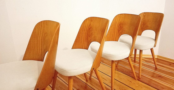 Image 1 of Tsjecho-Slowaakse stoelen toegeschreven aan O. Haerdtl voor Ton, 1960S, set van 4