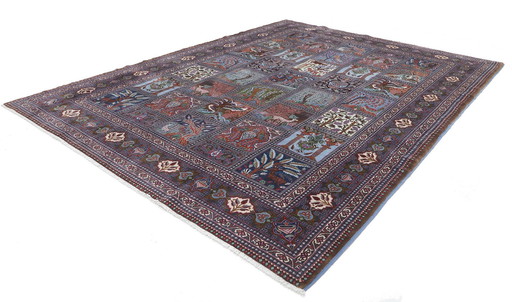 Origineel handgeknoopt Perzisch tapijt Kashmar Fine Paradise Design 400 X 295 Cm Top conditie