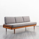 Jaren 60 Knoll Antimott bank, nieuw gestoffeerd