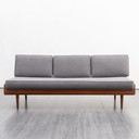 Jaren 60 Knoll Antimott bank, nieuw gestoffeerd