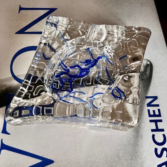 Image 1 of Vintage handgeblazen schaal