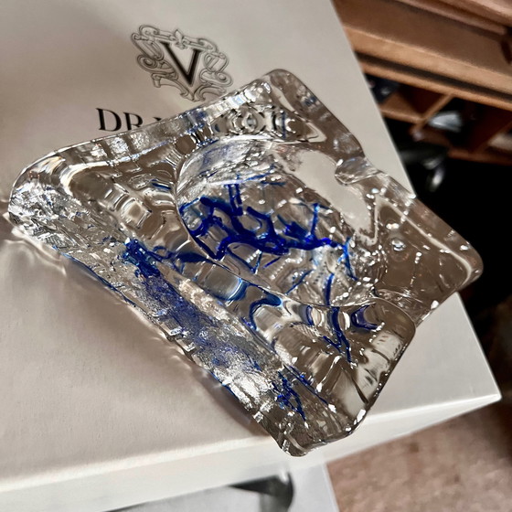 Image 1 of Vintage handgeblazen schaal