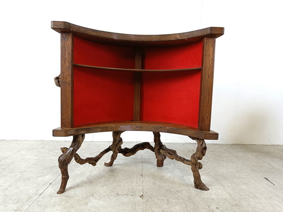 Image 1 of Vintage bar met twee krukken