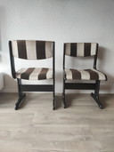 x Space age eetkamerstoelen