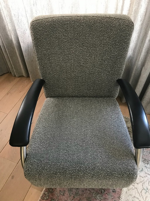 2x HF-stijl fauteuils