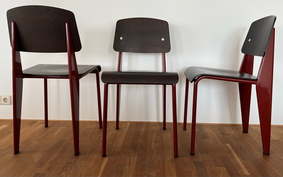 Image 1 of Vitra stoelen Jean Prouvé x 6