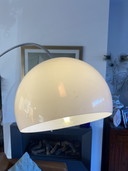 Vintage booglamp marmeren voet