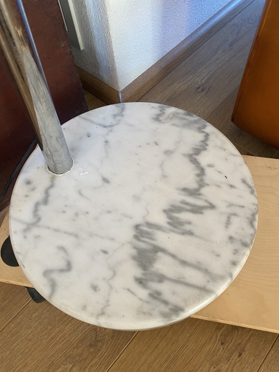 Image 1 of Vintage booglamp marmeren voet