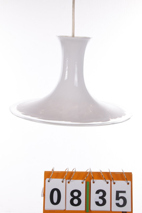 Image 1 of Holmegaard/Royal Copenhagen "Mandarin" hanglamp door Michael Bang, 1980s