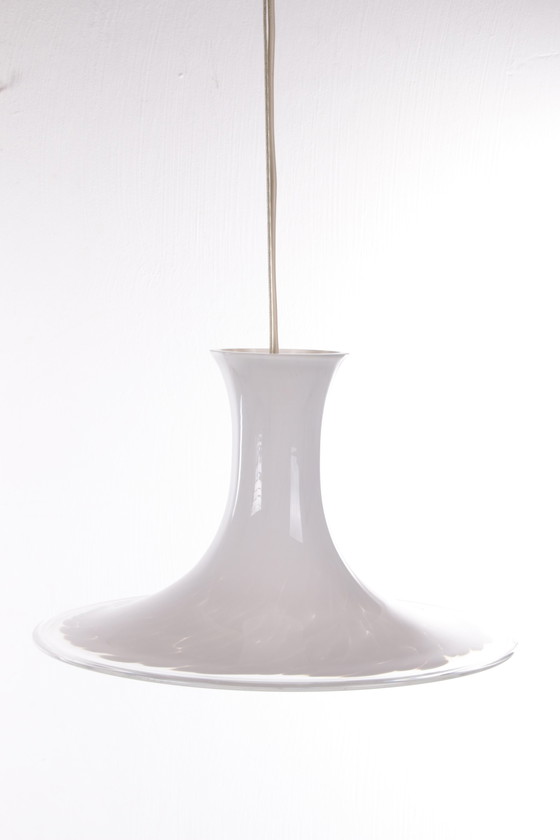 Image 1 of Holmegaard/Royal Copenhagen "Mandarin" hanglamp door Michael Bang, 1980s