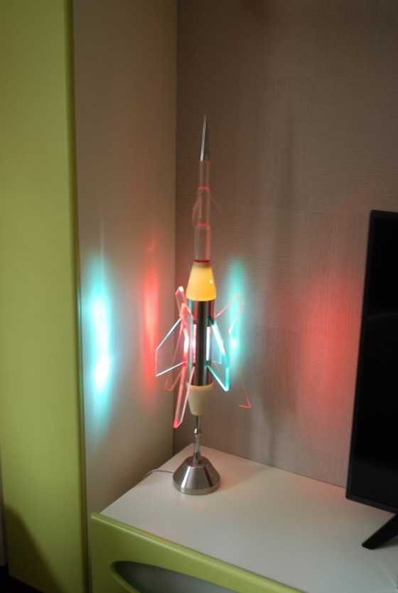 Image 1 of Space age raket lamp