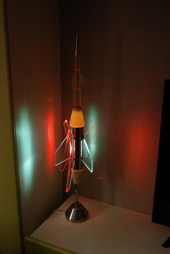 Image 1 of Space age raket lamp