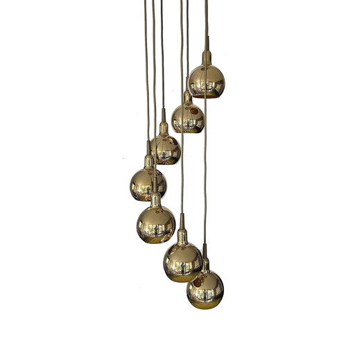 Grote Vintage Space Age Cascade Hanglamp