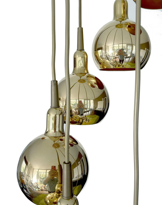 Image 1 of Grote Vintage Space Age Cascade Hanglamp