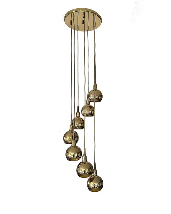 Image 1 of Grote Vintage Space Age Cascade Hanglamp