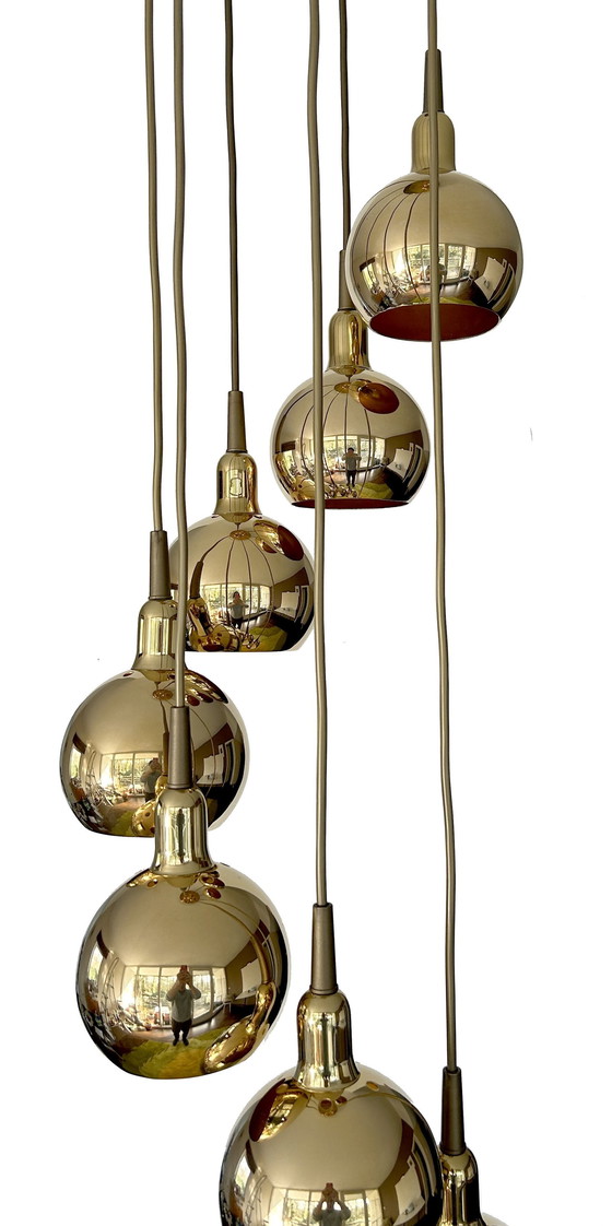 Image 1 of Grote Vintage Space Age Cascade Hanglamp