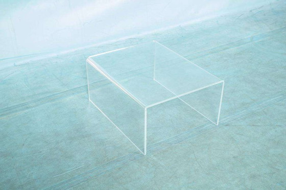 Image 1 of Plexiglazen salontafel 70s, vintage lucite coffee table